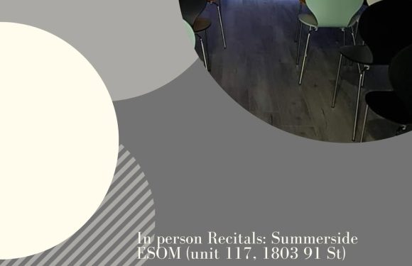 Recitals are here! Are you ready, performers? 
We look forward to your performa…